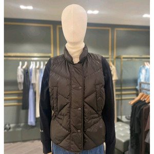 시슬리 여성 패딩 조끼