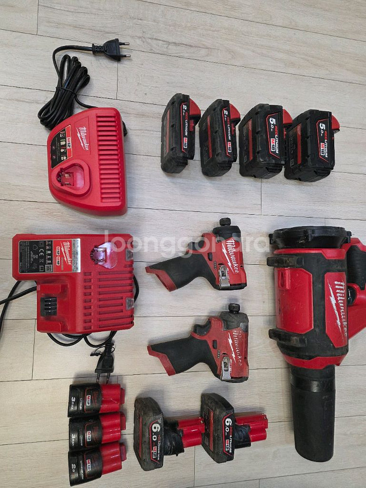 밀워키 12.18V 충전식 전동공구 세트--0