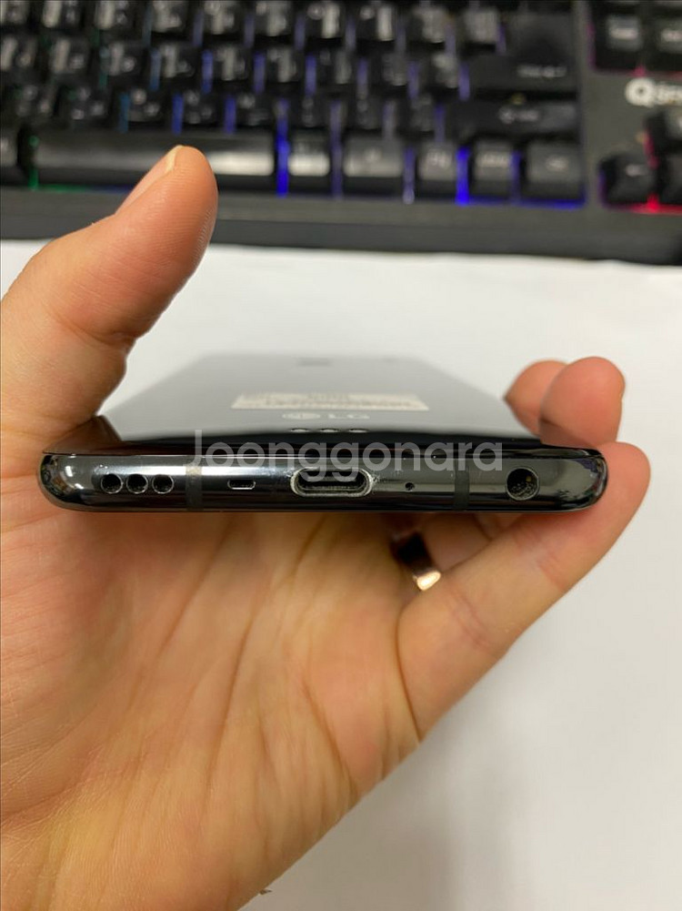 LG V50 블랙 A급 128G 무잔상 +듀얼스크린포함--9