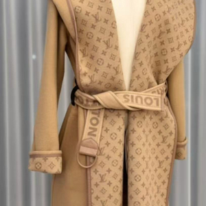루이비통 후드랩 코트 HOODED WRAP COAT 사바네 38