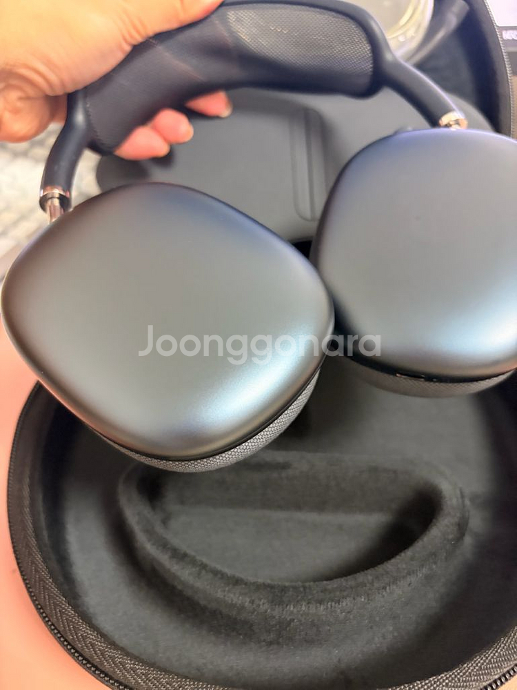 S급 에어팟 맥스 c타입 미드나잇 단품 케이스 파우치--1