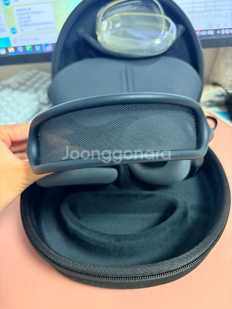 S급 에어팟 맥스 c타입 미드나잇 단품 케이스 파우치--5