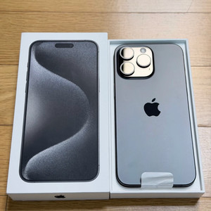 [카메라무음] 아이폰 15 프로 맥스 512GB 블랙 티타늄