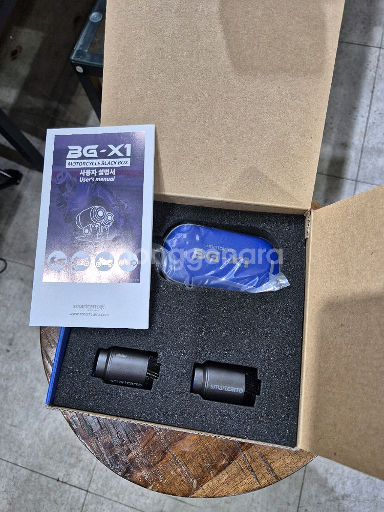 오토바이 블랙박스 BG X1 새제품 저렴히 팝니다.--1