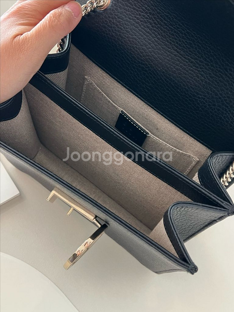 구찌 인터로킹 체인백 스몰--2