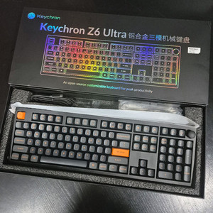 키크론 블랙오렌지 풀배열 PBT키캡