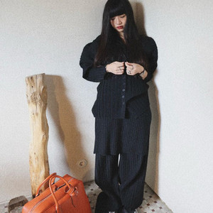 [thyseoul 띠서울] 블랙 레이어드 팬츠(새상품)