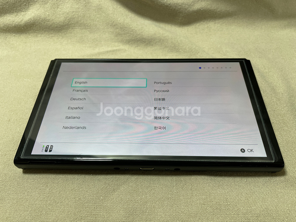 닌텐도 스위치 OLED 젤다에디션 본체--7