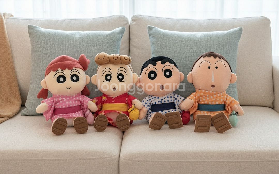 새제품 신상 기모 짱구 기모노 맹구 짱아 유리 유카타--9