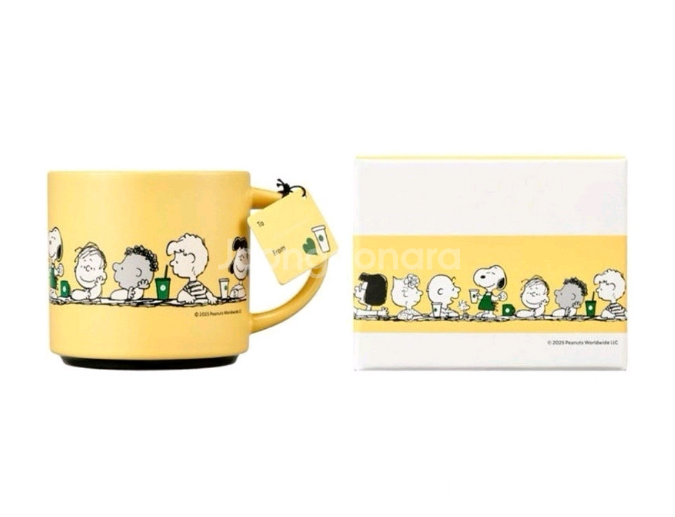 35000 스타벅스 스누피 콜라보 머그컵 정가이하1개새것--0