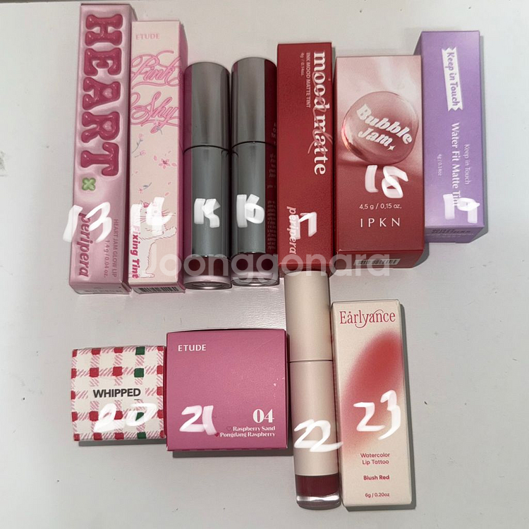 포렌코즈 페리페라 네이밍 에뛰드 글로우 틴트 웜톤 쿨톤--1