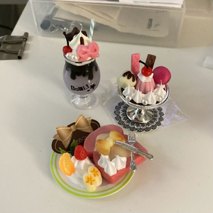 미니어쳐 디저트 가챠 피규어 일괄