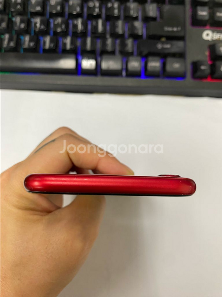 아이폰8 레드 액정SS급 64GB 무잔상--3
