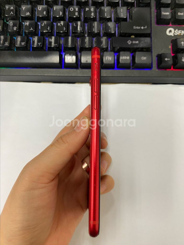 아이폰8 레드 액정SS급 64GB 무잔상--4