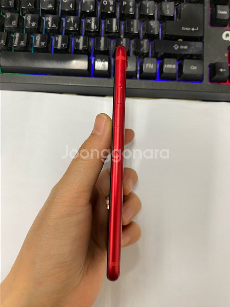 아이폰8 레드 액정SS급 64GB 무잔상--5