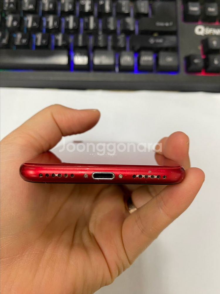 아이폰8 레드 액정SS급 64GB 무잔상--6