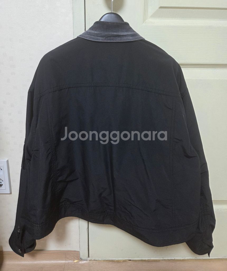 타임 흑청 데님 자켓--2