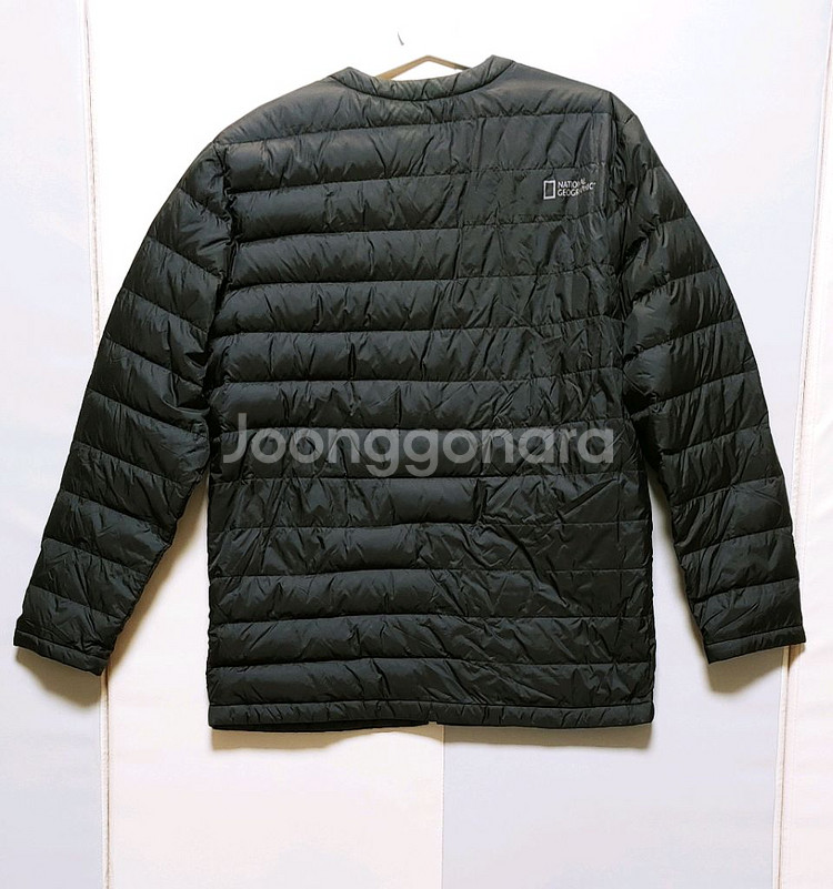 [XL] 내셔널지오그래픽 경량 패딩점퍼 블랙525--4