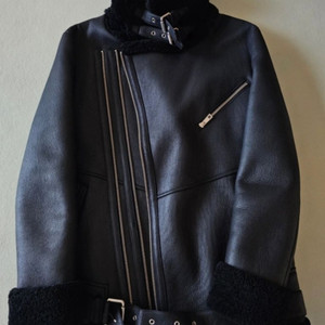 여성 천연양털 양가죽 무스탕 자켓