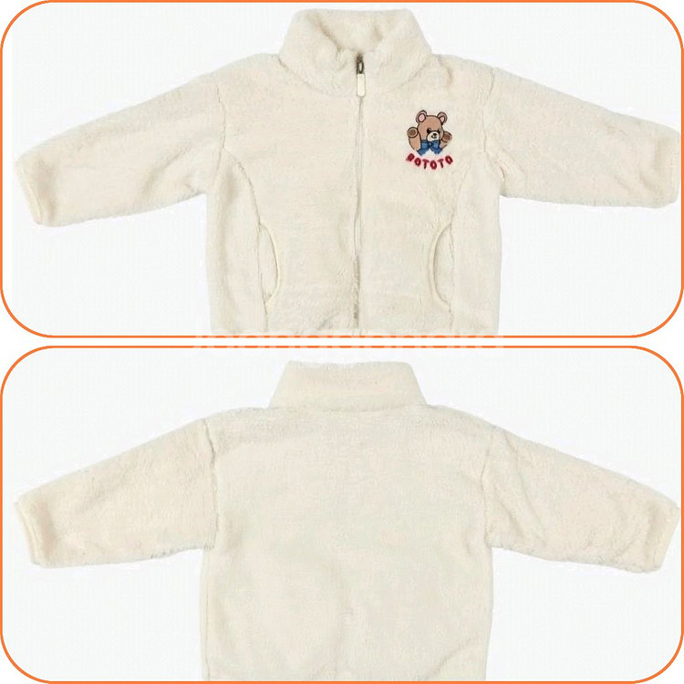 로토토베베 아이보리 뽀글이 후리스 보아털 점퍼 110--0