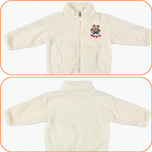 로토토베베 아이보리 뽀글이 후리스 보아털 점퍼 110