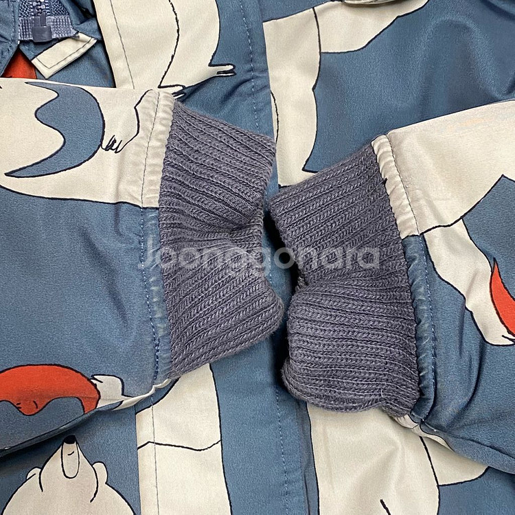 (정품) 리미떼두두 베어 라쿤퍼 패딩 M 5-6세--5