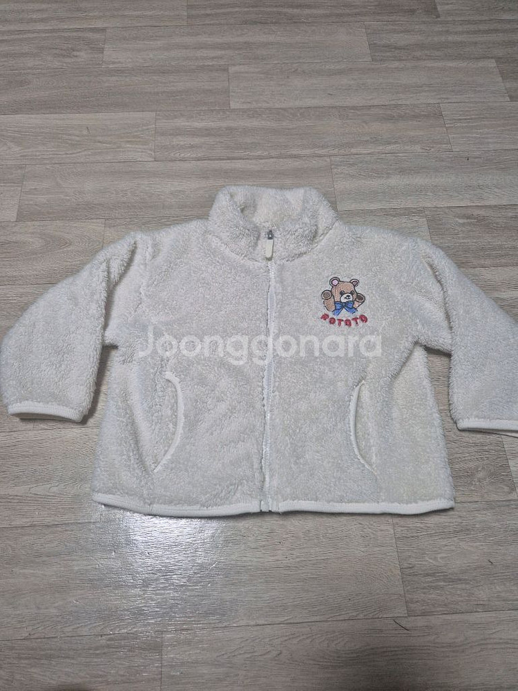 로토토베베 아이보리 뽀글이 후리스 보아털 점퍼 110--4