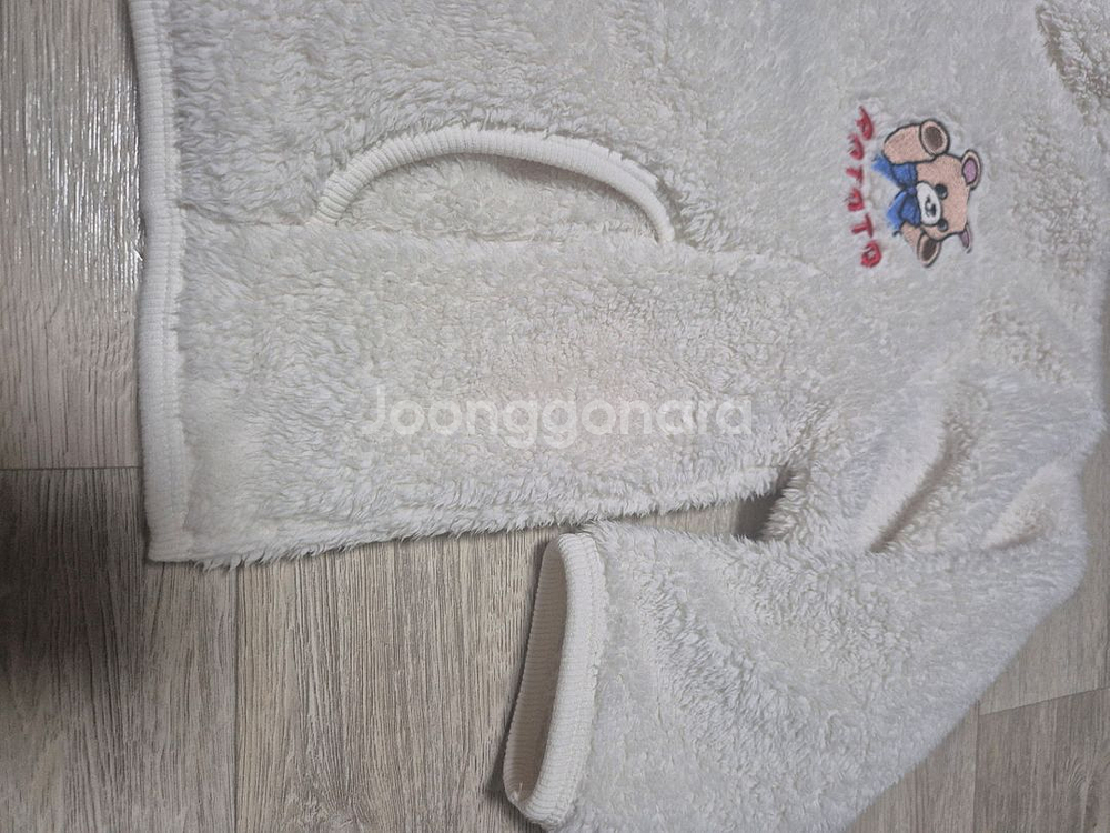 로토토베베 아이보리 뽀글이 후리스 보아털 점퍼 110--6