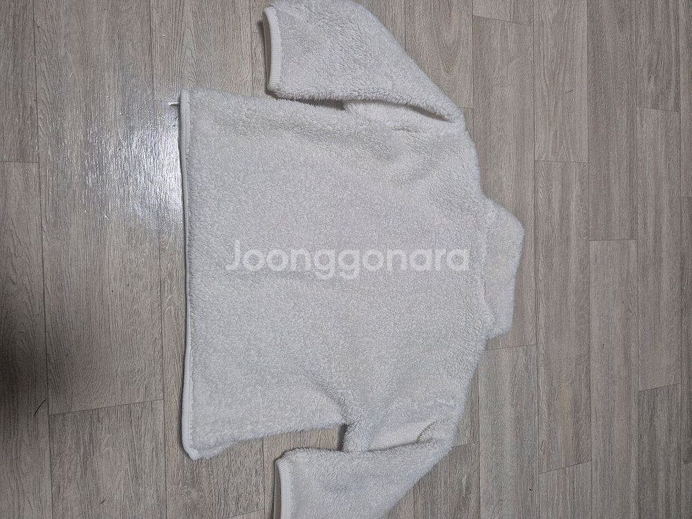 로토토베베 아이보리 뽀글이 후리스 보아털 점퍼 110--5