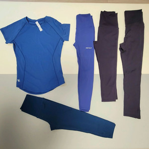 젝스믹스, 안다르 레깅스와 티셔츠 5장 일괄,요가,필라테스 러닝복