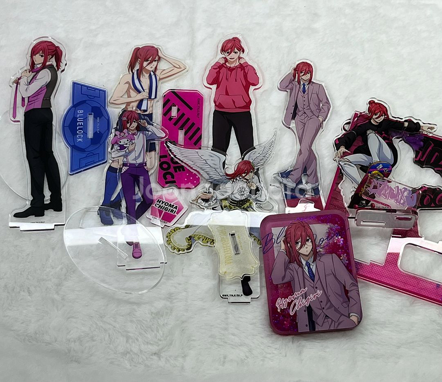 일괄)블루록 치기리 아크릴 스탠드 블록--0