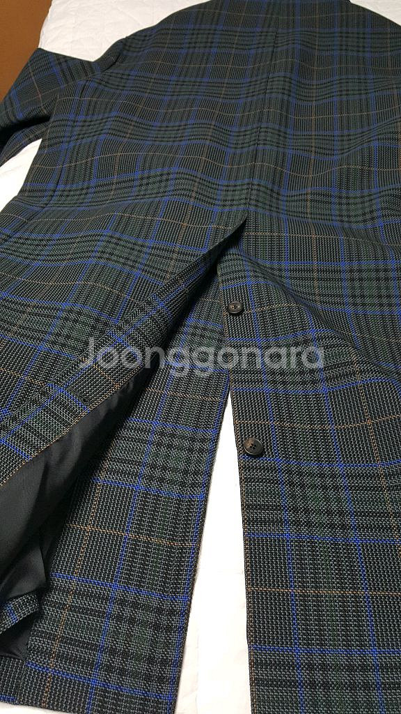 타임옴므 남자 체크코트 팝니다--2