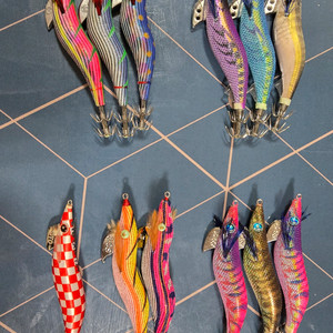 무늬오징어 에기 12개 세트