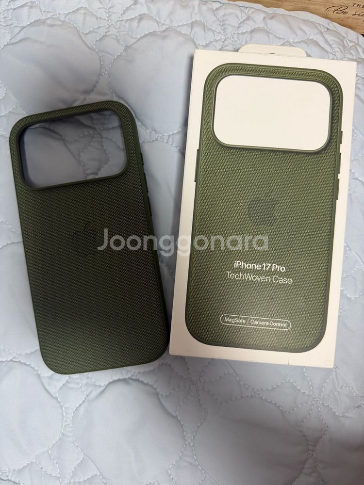 아이폰17프로 테크우븐 정품 케이스(그린) S급.!.!--0