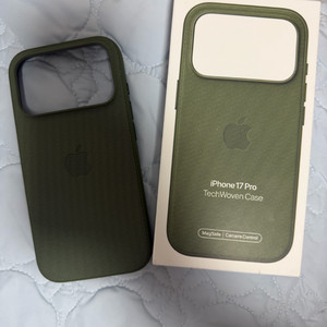 아이폰17프로 테크우븐 정품 케이스(그린) S급.!.!