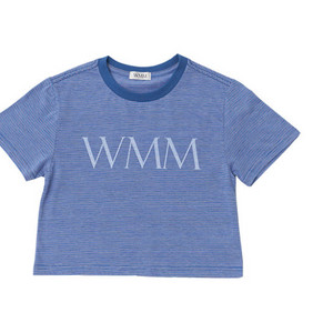 더블유엠엠스튜디오 크롭티블루 XS