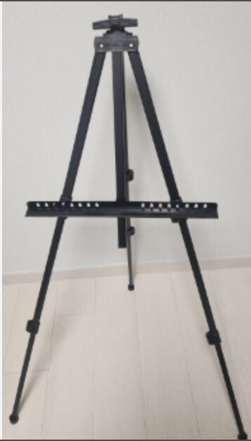 접이식 휴대용 철제이젤 전시용 나무이젤--2