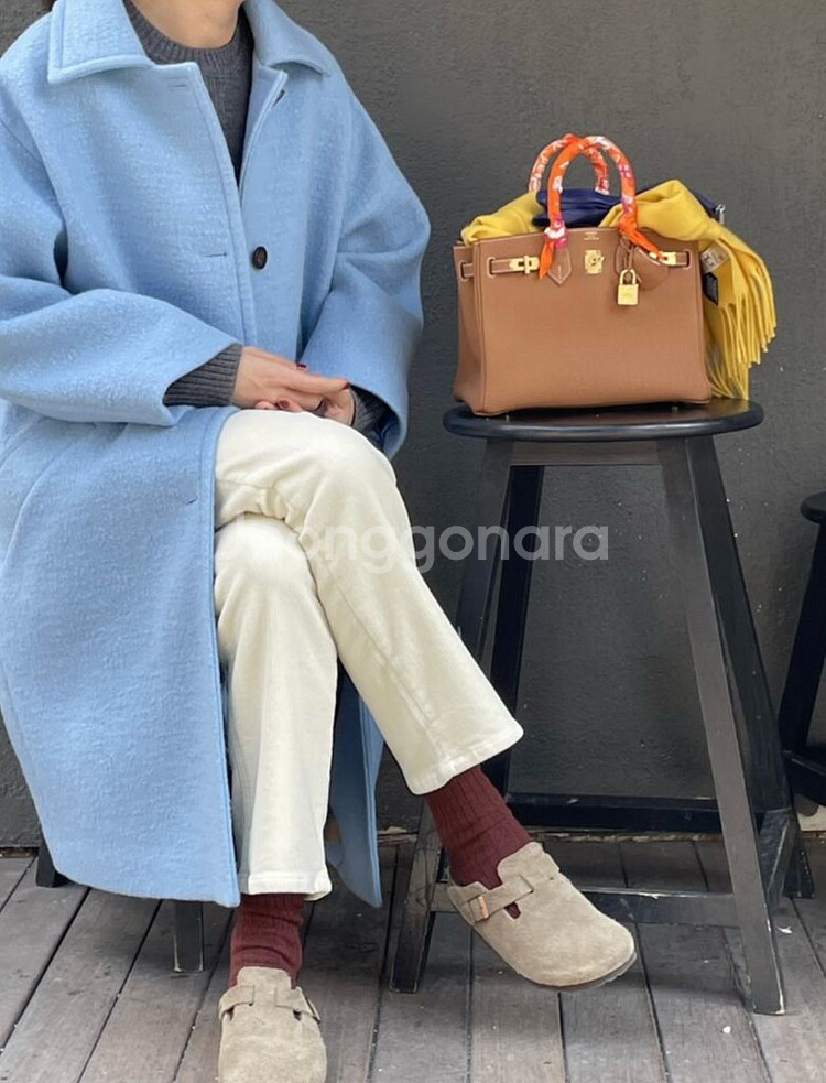 쎄모먼 Rima 코트 34 사이즈--3