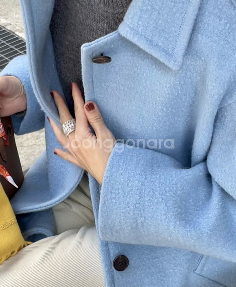 쎄모먼 Rima 코트 34 사이즈--6