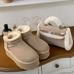 오즈웨어 플랫폼 울트라 미니 샌드 어그 부츠