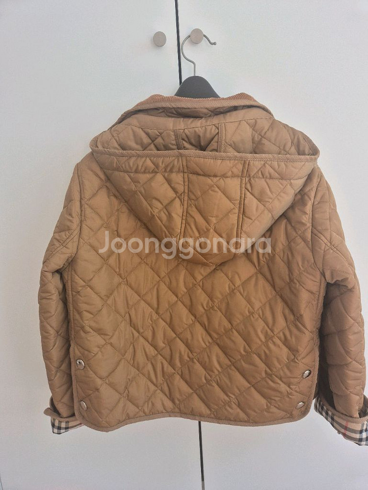 버버리 퀼팅 자켓 uk8--6