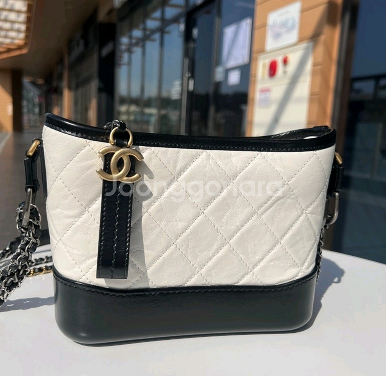 샤넬 가브리엘 호보백 (화이트/스몰)--0