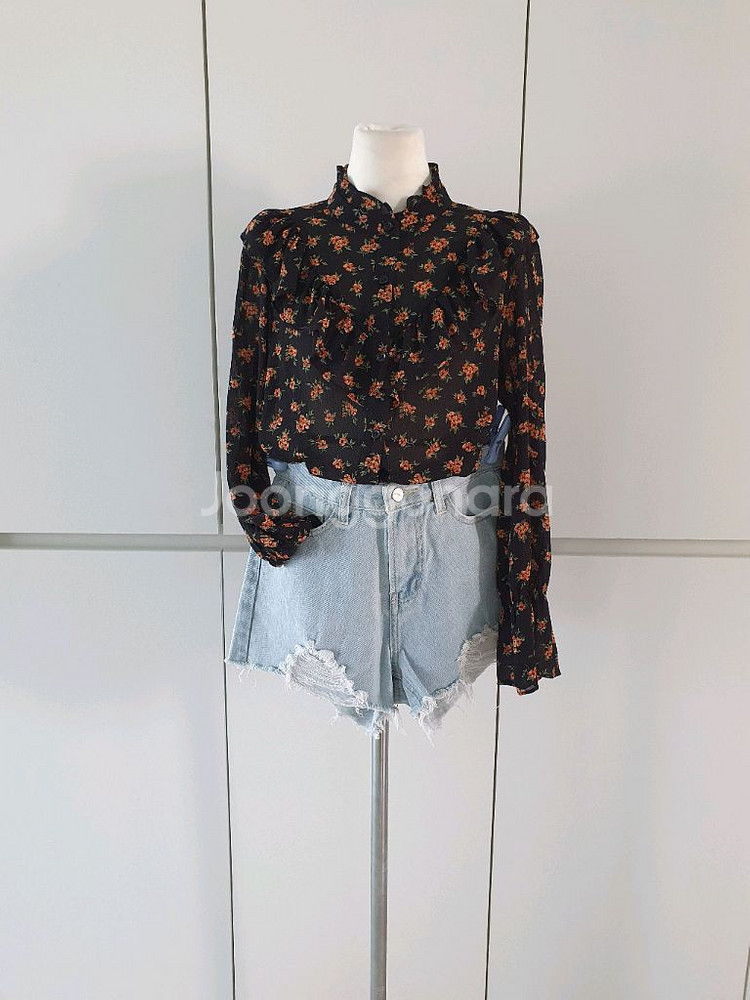 (새상품)미쏘 쉬폰 블라우스 44~66--2