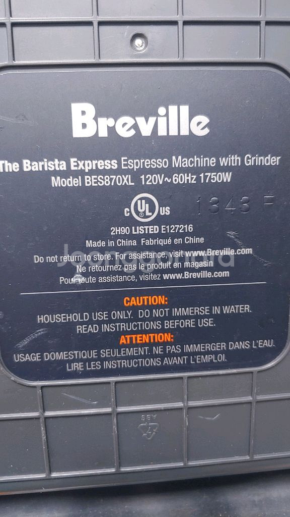브레빌 BES870XL 에스프레소 머신--0