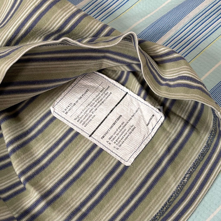 카키스 워시드 보더 티셔츠 (주우재/레드벨벳 슬기)--3