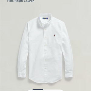 폴로 랄프로렌 가먼트 다잉 옥스포드 셔츠M(QR정품)