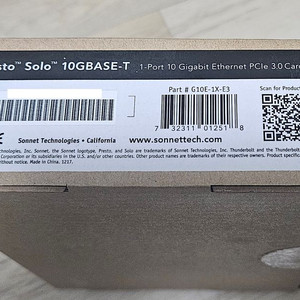 Sonnet Presto Solo 10GBASE-T Ethernet 1-Port PCIe