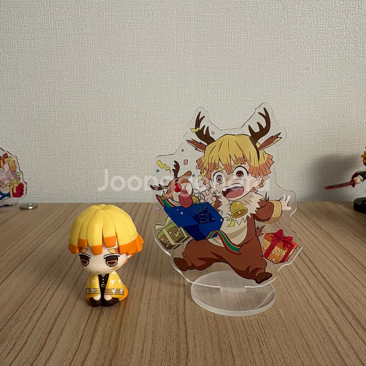 귀멸의칼날 젠이츠 아크릴스탠드 가챠피규어--0