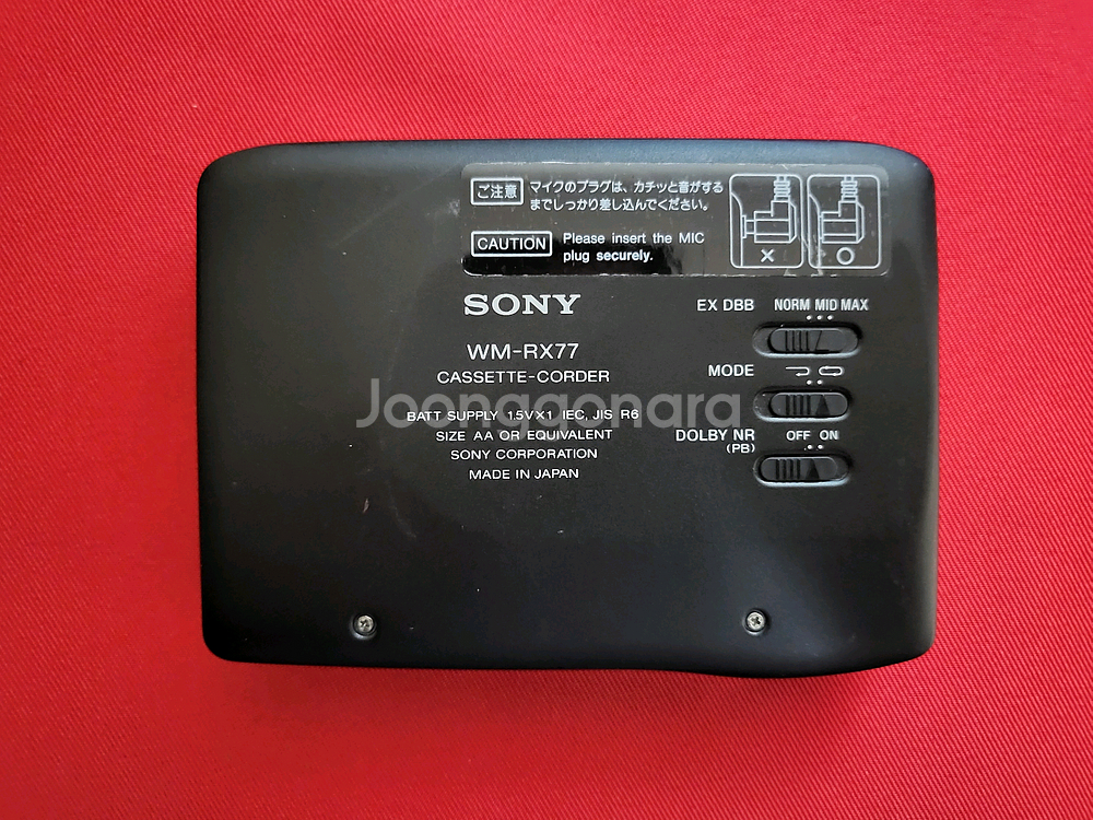 소니워크맨 WM-RX77 깨끗한 풀세트 정상작동품--4
