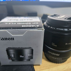 캐논 EF-EOS R 마운트 어댑터+EF 50mm F1.8 II
